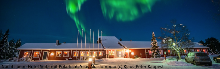 Polarlichtreise Äkäslompolo Hotel Seita